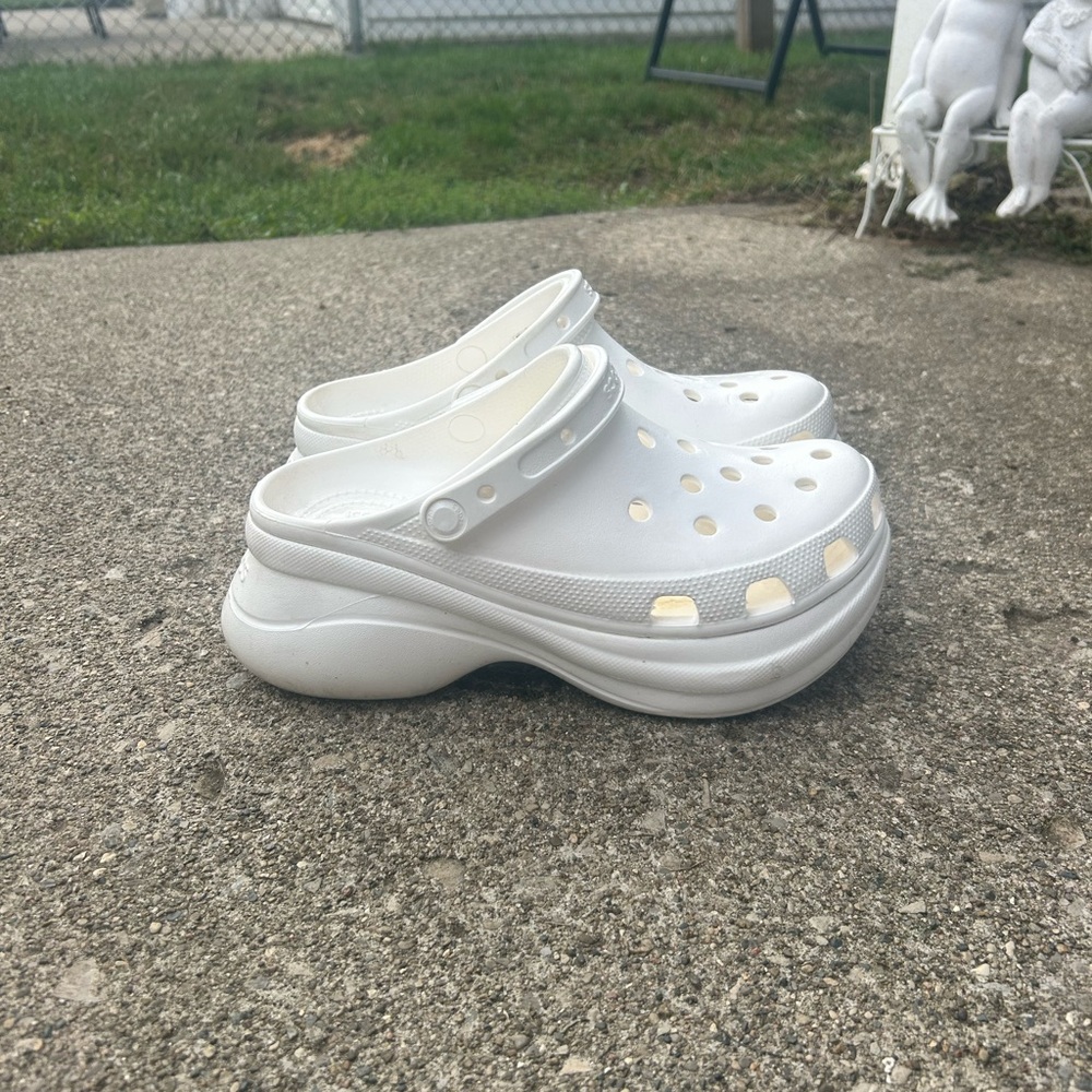 Crocs Bae Clog In White Size W10 - image 2